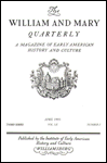 William and Mary Quarterly Cover Image